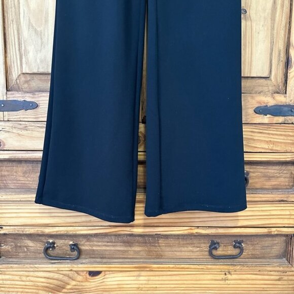 NWOT Altar'd State Embry Black Wide Leg Jumpsuit Ruffle Off Shoulder - Large - Picture 8 of 16